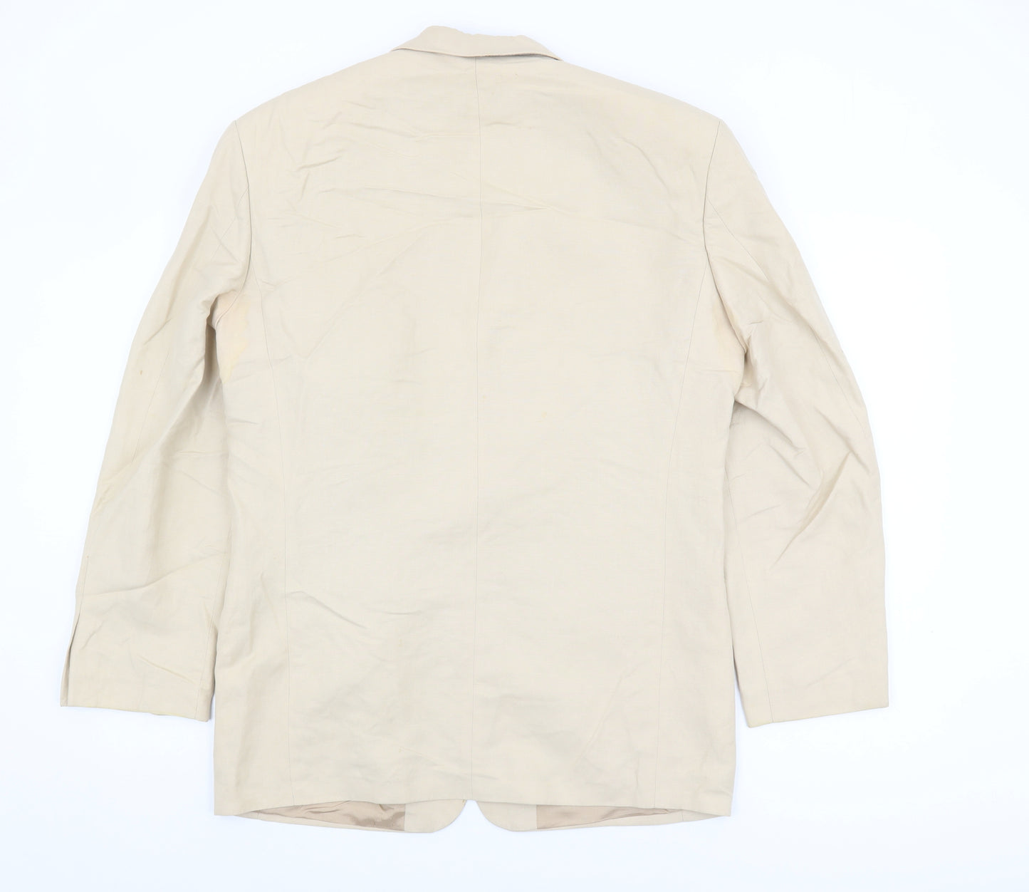 Marks and Spencer Men's Beige Blazer, 38, Regular Fit