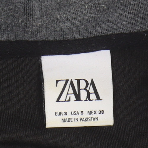 Zara Men's Grey Basic Jacket, Size S, Stand-Up Collar