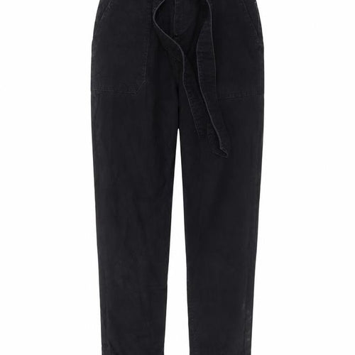 New Look Women’s Black Paperbag Trousers Size 8