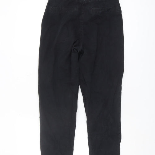 New Look Women’s Black Paperbag Trousers Size 8