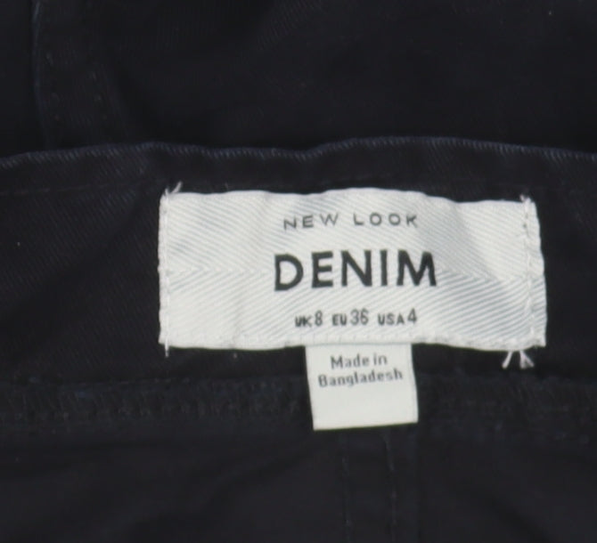 New Look Women’s Black Paperbag Trousers Size 8