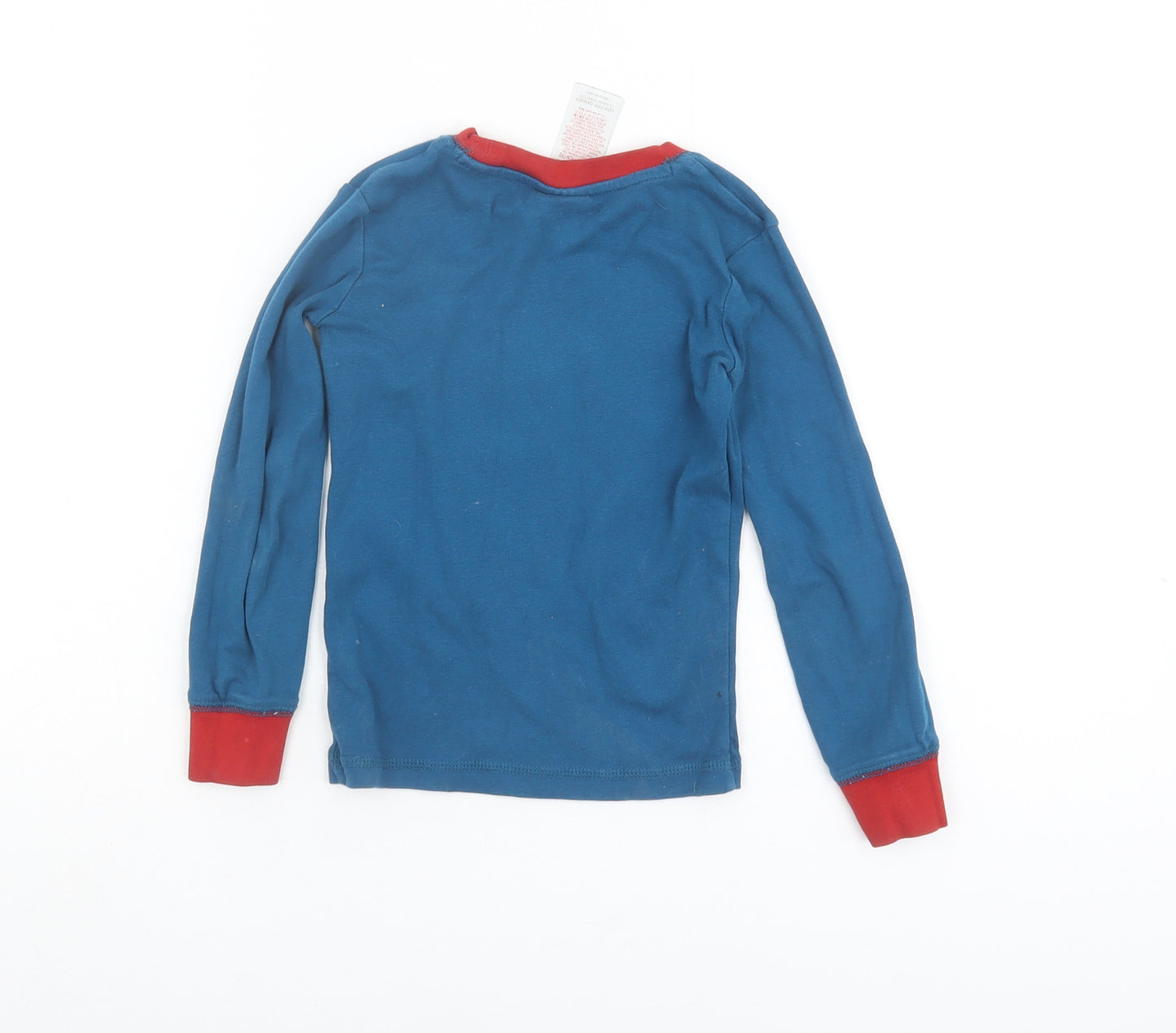 Mini Boden Boys Blue Dragon Pyjama Top, 5 Years, Cotton