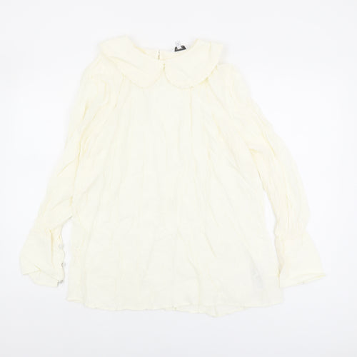 Next Women's White Collared Blouse Size 20