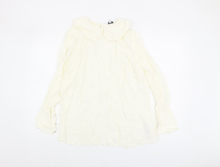 Next Women's White Collared Blouse Size 20