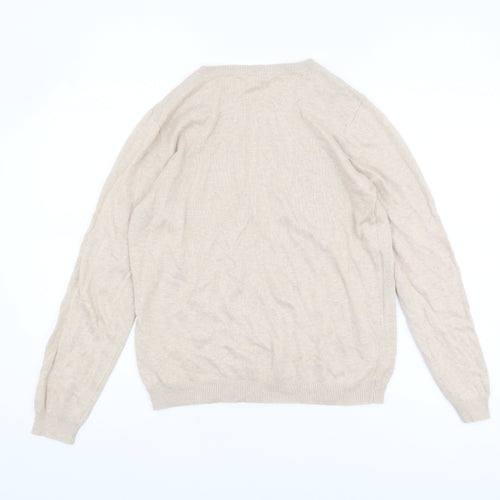 Dorothy Perkins Beige Crew Neck Long Sleeve Jumper