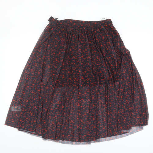 Next Women Multicoloured Pleated Skirt Size 10