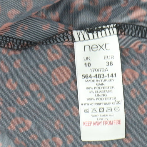 Next Women Multicoloured Pleated Skirt Size 10