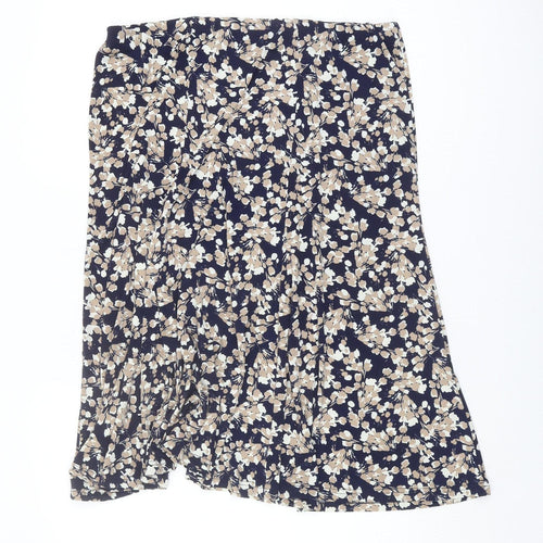 BM Collection Women's Floral Skirt Size 18 Multicoloured