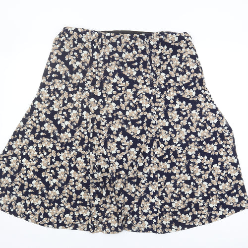BM Collection Women's Floral Skirt Size 18 Multicoloured