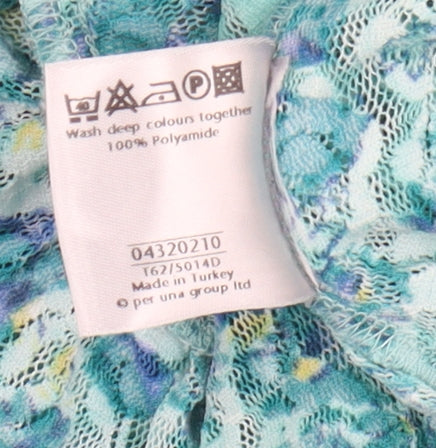 Per Una Women's Multicoloured Floral Wrap Blouse - Size 16