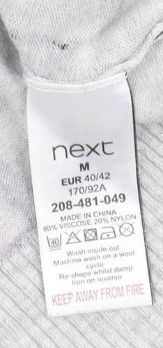 Next Women's Grey Animal Print Vest M
