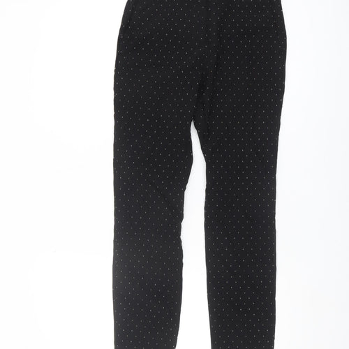 Zara Women's Black Straight Trousers S