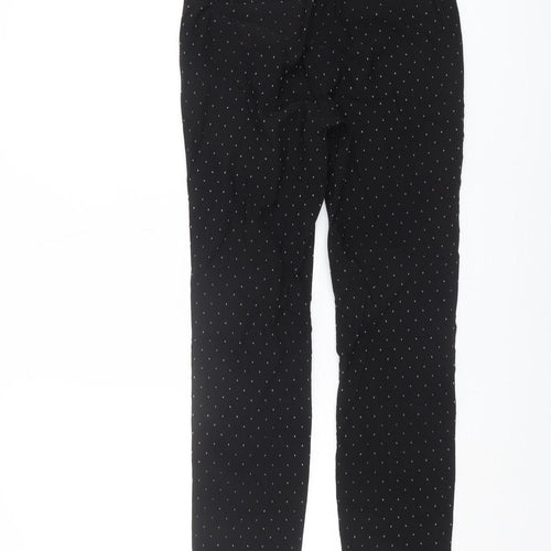Zara Women's Black Straight Trousers S