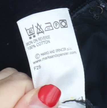 Marks and Spencer Women's Blue A-Line Skirt