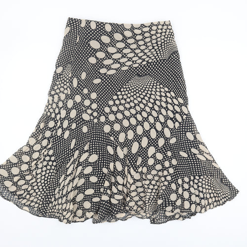 Marks and Spencer Womens Black Flare Skirt UK 14