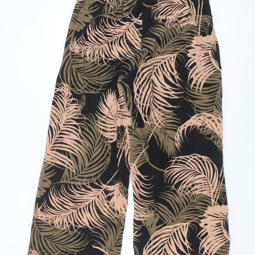 Next Women's Multicoloured Wide-Leg Trousers Size 14