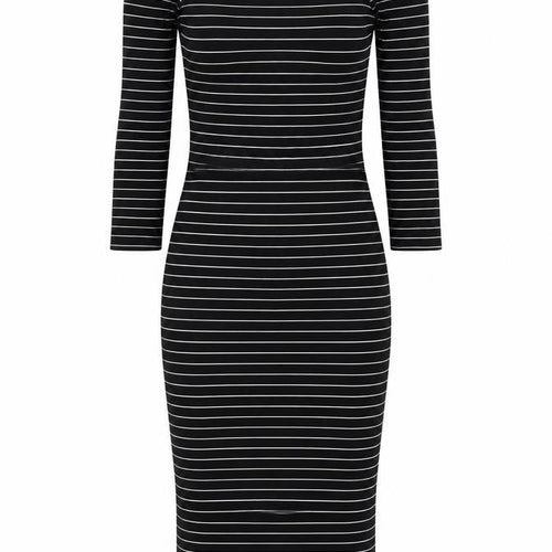 Zara Women's Black Off the Shoulder Bodycon Dress S