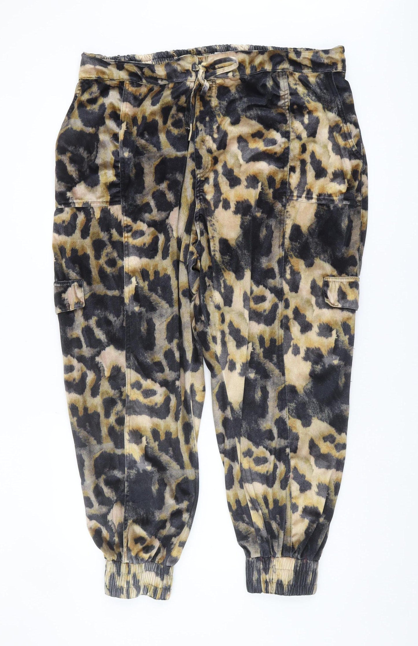 River Island Women’s Plus Size Animal Print Joggers