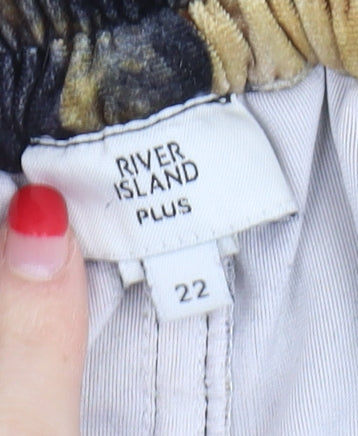 River Island Women’s Plus Size Animal Print Joggers