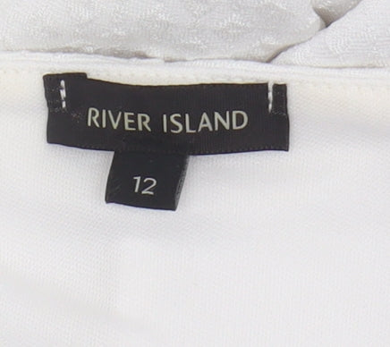 River Island Women’s White Slip Dress Size 12