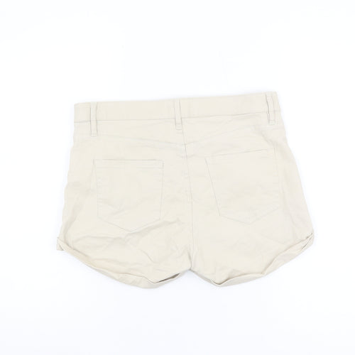 H&M Women's Beige Chino Shorts Size 12 Casual