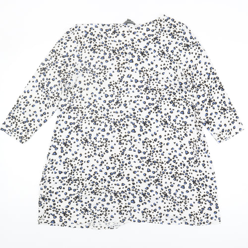Bonmarché Women's 3/4 Sleeve Animal Print Top