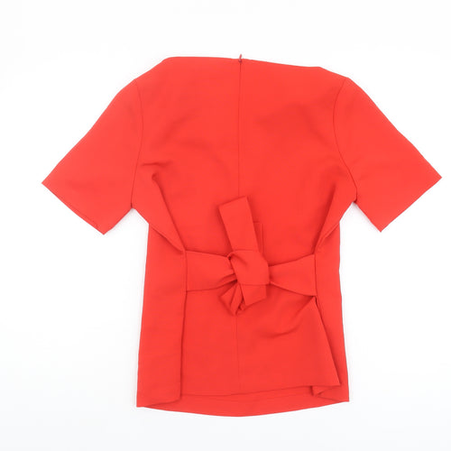Marks and Spencer Red Women's Blouse Size 8