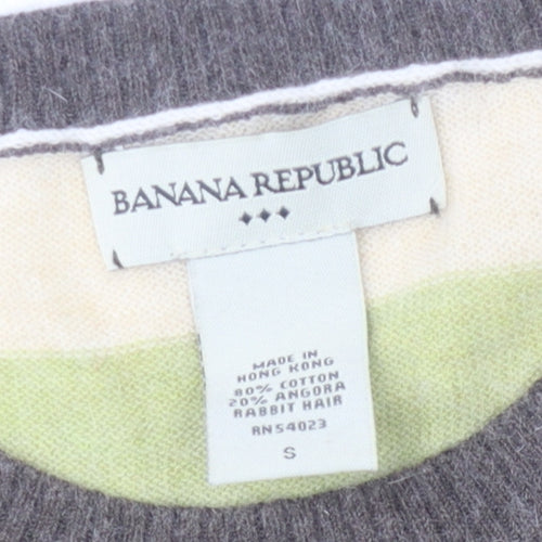 Banana Republic Women's Multicoloured Striped Pullover
