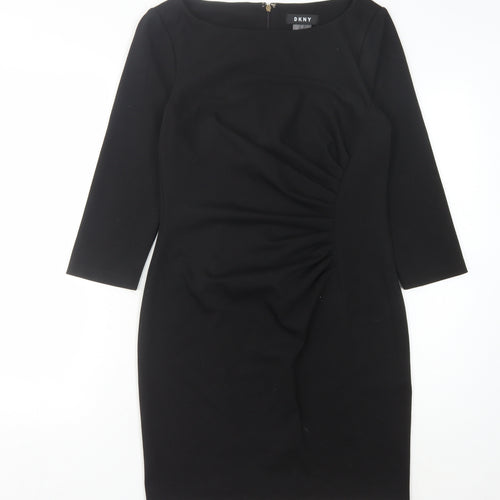 DKNY Women's Black Sheath Dress Size 10 for Business & Cocktail