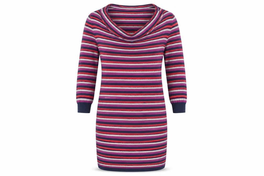 Front view of FatFace Women's Multicoloured Jumper Dress, size 10