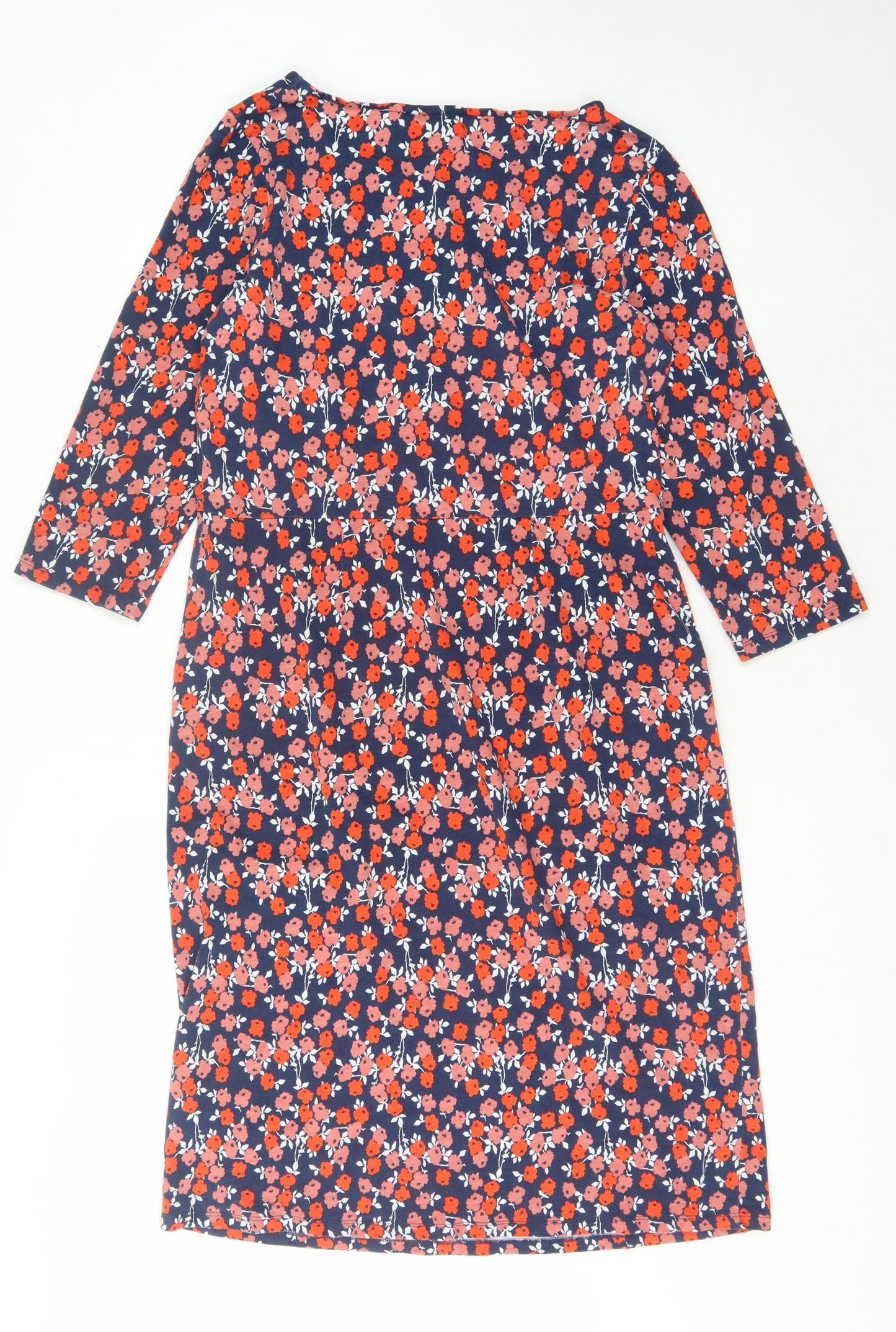 Boden Women's Floral Dress Size 16 Multicoloured
