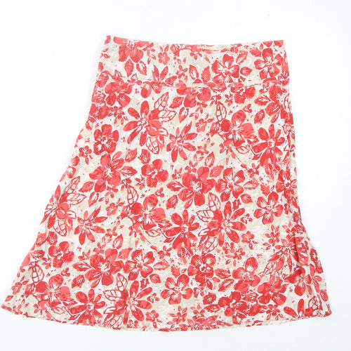 Maine New England Women's Floral A-Line Skirt, Size 12
