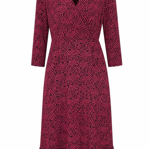 Phase Eight Women's Pink Animal Print Wrap Dress Size 14