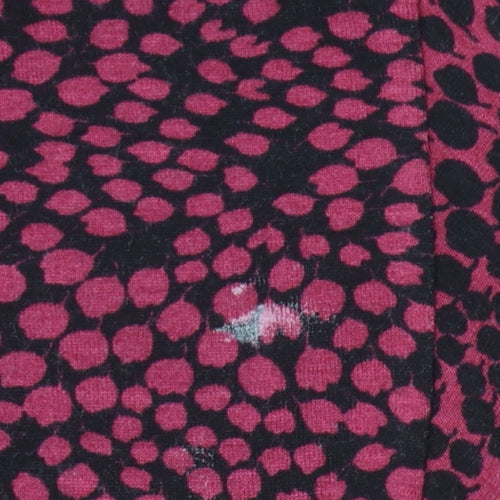 Phase Eight Women's Pink Animal Print Wrap Dress Size 14