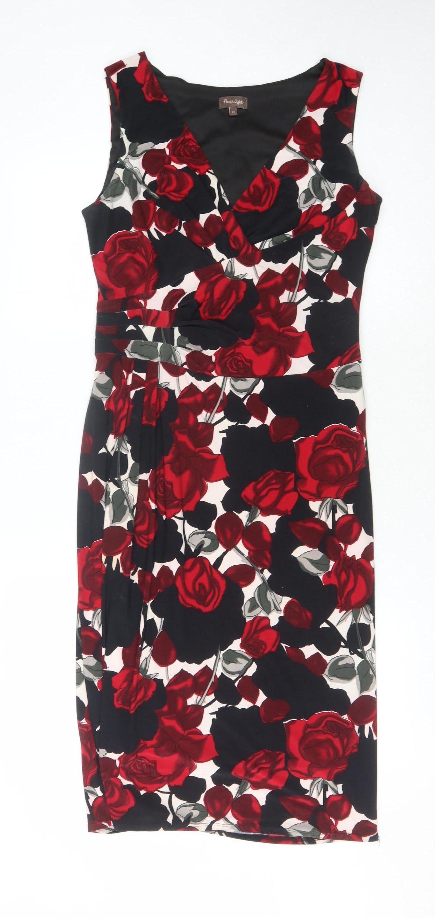 Phase Eight Women's Multicoloured Floral Sheath Dress 12