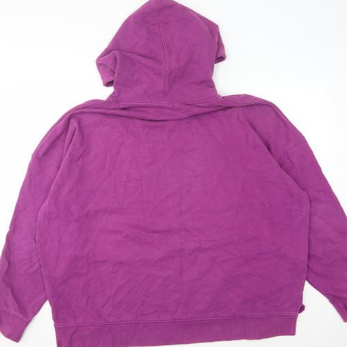 Mennace Unisex Violet Hoodie Size XXL with Pullover Style