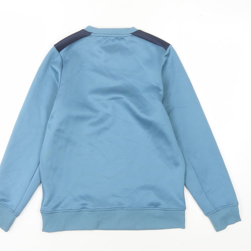 Castore Boys Blue Pullover Sweatshirt 14 Years, Football Logo