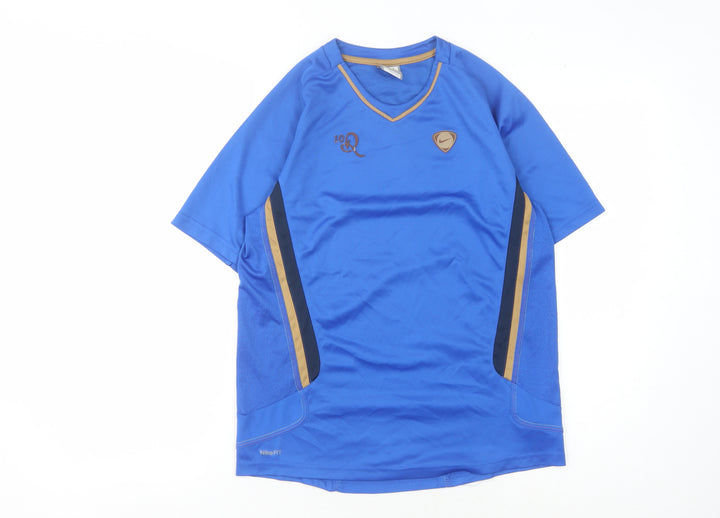 Nike Boys Blue Sports Jersey L - Lightweight & Breathable Top