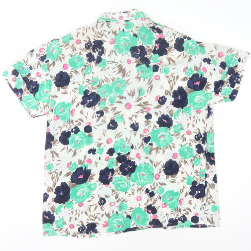Jacques Vert Women's Floral Blouse Size 16 Multicoloured