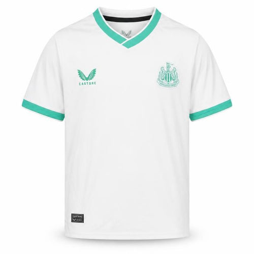 Castore Boys White Football Jersey - Size 24, Short Sleeve