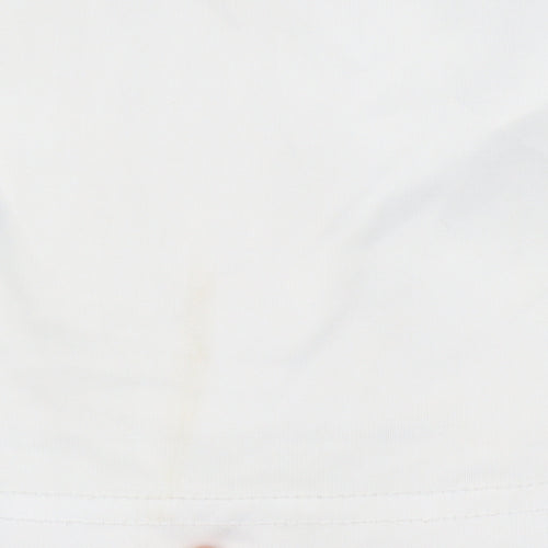 Castore Boys White Football Jersey - Size 24, Short Sleeve