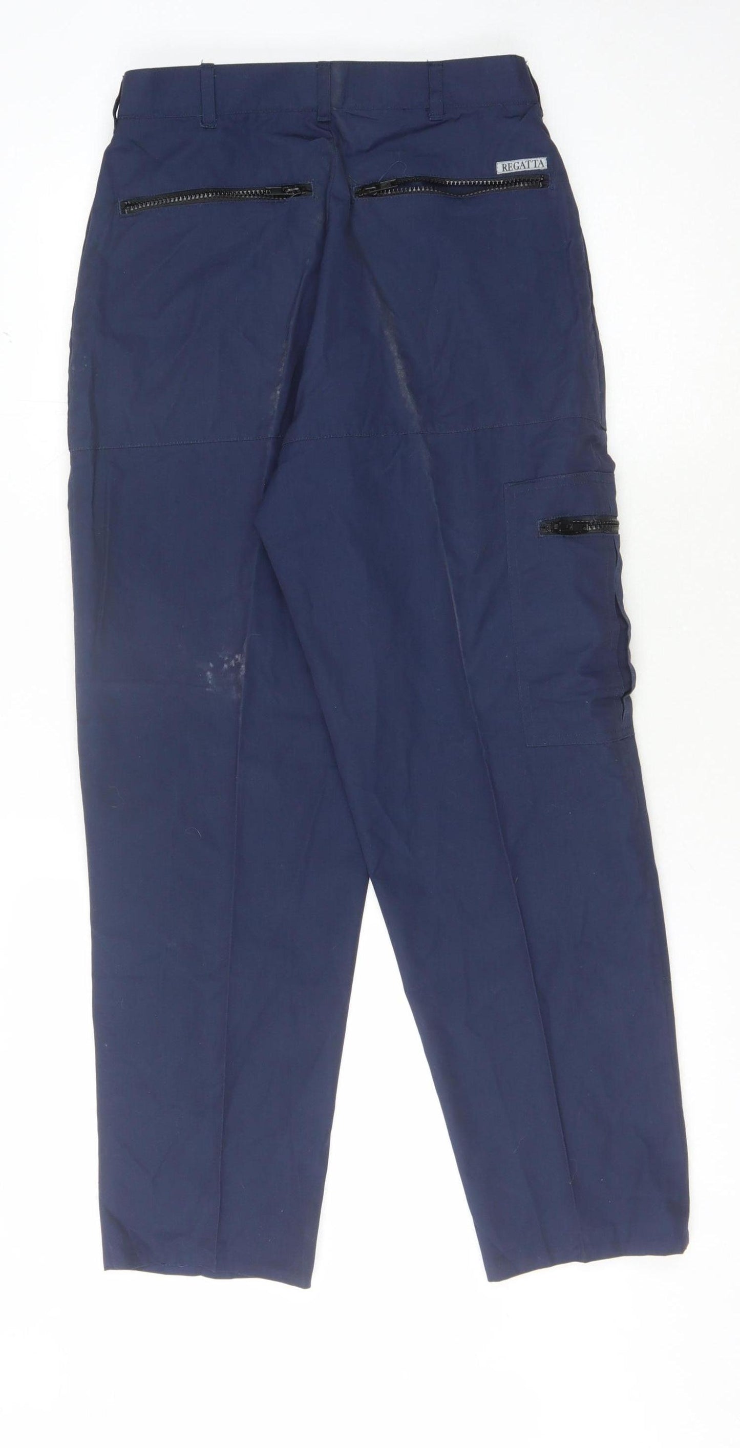 Regatta Women's Blue Trousers, Size 12, Hiking Pants