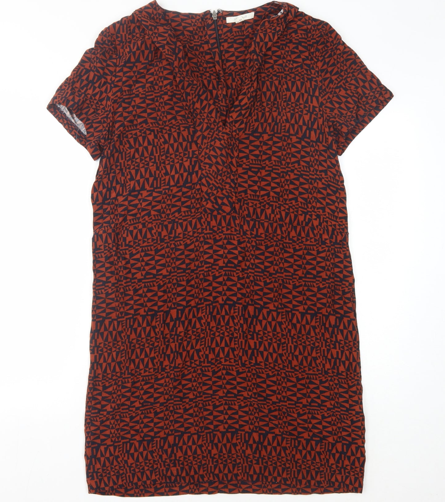 White Stuff Women's Geometric Shift Dress, UK 12, Casual Wear