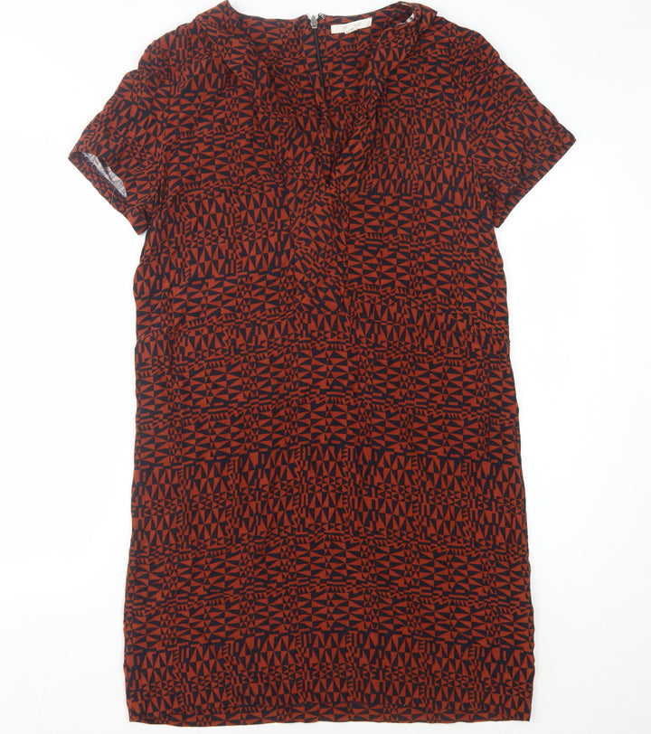 White Stuff Women's Geometric Shift Dress, UK 12, Casual Wear