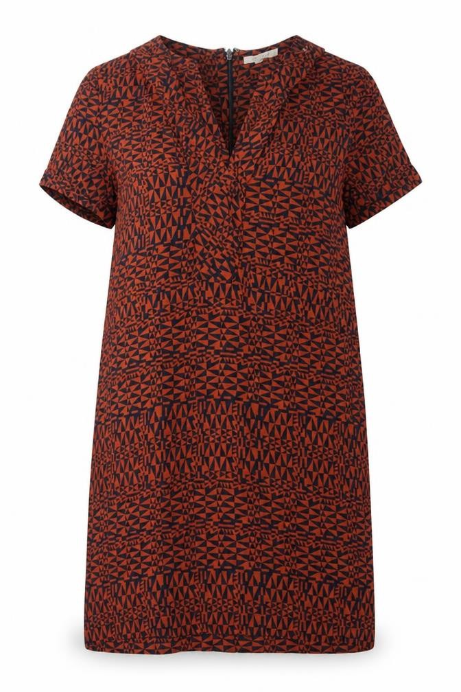 White Stuff Women's Geometric Shift Dress, UK 12, Casual Wear