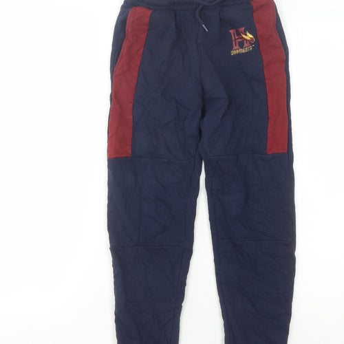 Harry Potter Boys Blue Jogger Trousers, Elastic Waist, 6-7 Years