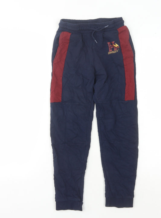 Harry Potter Boys Blue Jogger Trousers, Elastic Waist, 6-7 Years