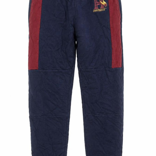 Harry Potter Boys Blue Jogger Trousers, Elastic Waist, 6-7 Years