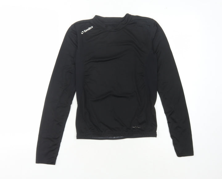 Sondico Boys Black Long Sleeve Pullover - 13 Years