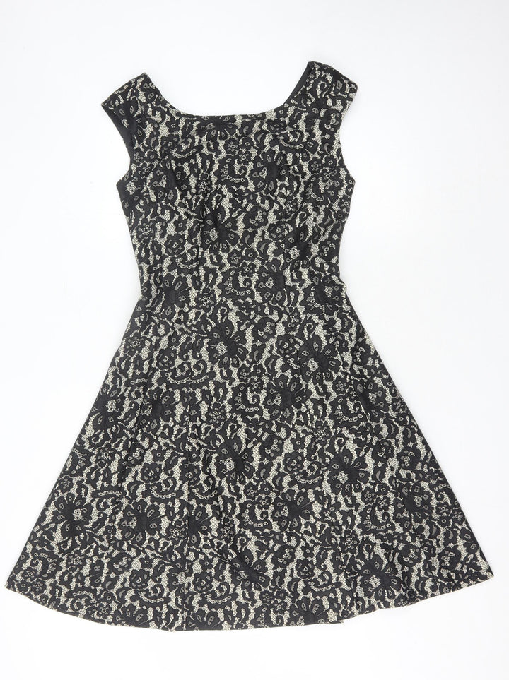 Phase Eight Women's Black A-Line Dress Size 12